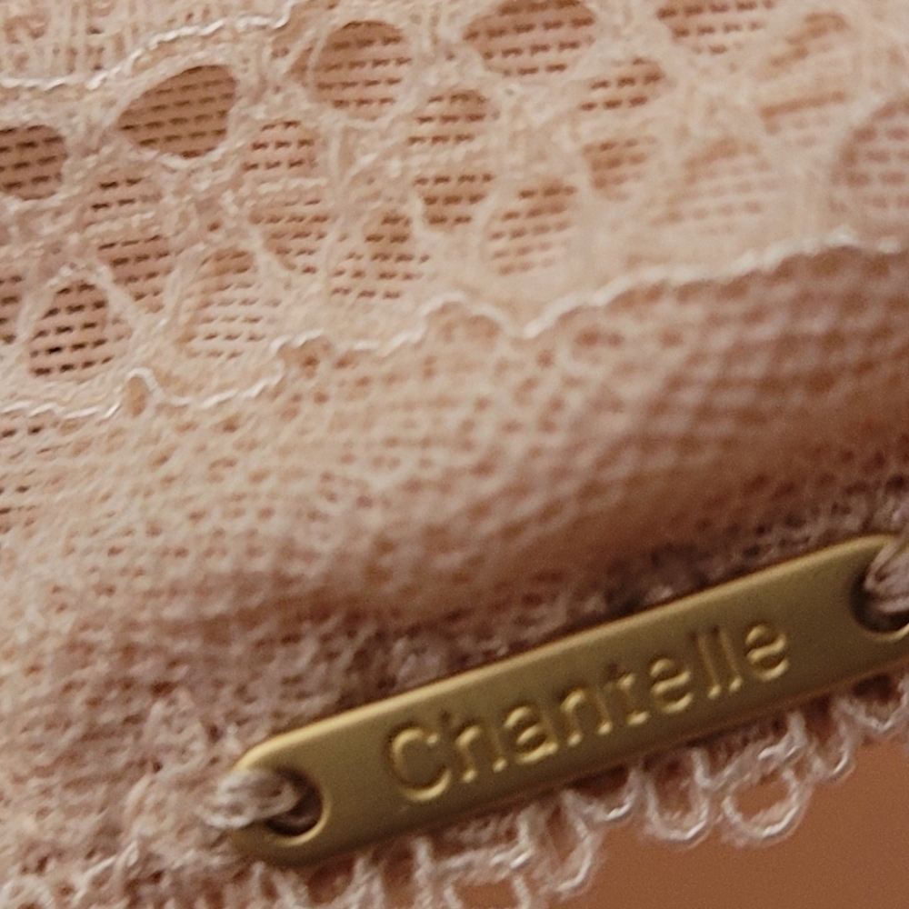 Chantelle Beige Lace Full Coverage Underwire Bra - Picture 3 of 11